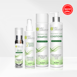 Ultimate Hair Care Value Set: Shampoo, Conditioner, Glamour Touch, and Serum - My Store